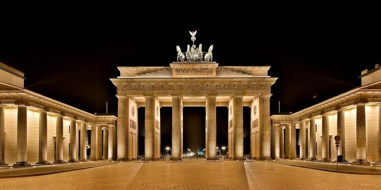 бранденбургские ворота берлин
