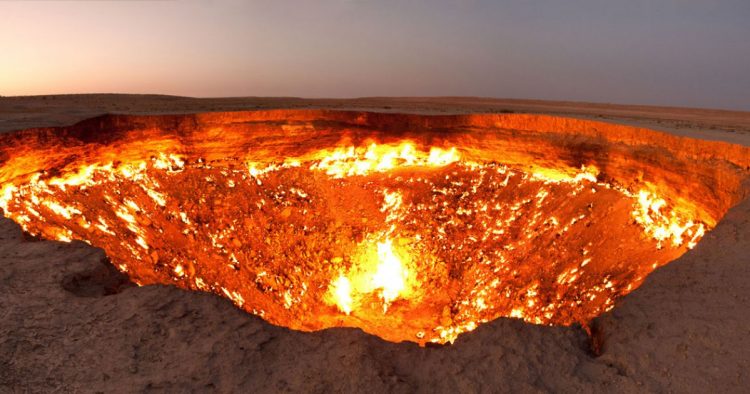 Врата ада в Туркменистане